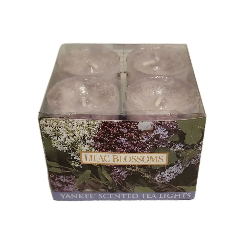 Vintage Yankee Candle Botanical Tea Light And Votive Set Lilac Blossom NIB